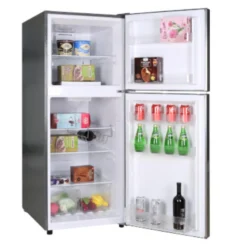 MARATHON Réfrigérateur 12 pi3 24 po Inox Congélateur en haut - MFF123SS