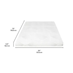 Matelas double pliable en mousse mémoire à 3 volets - 54