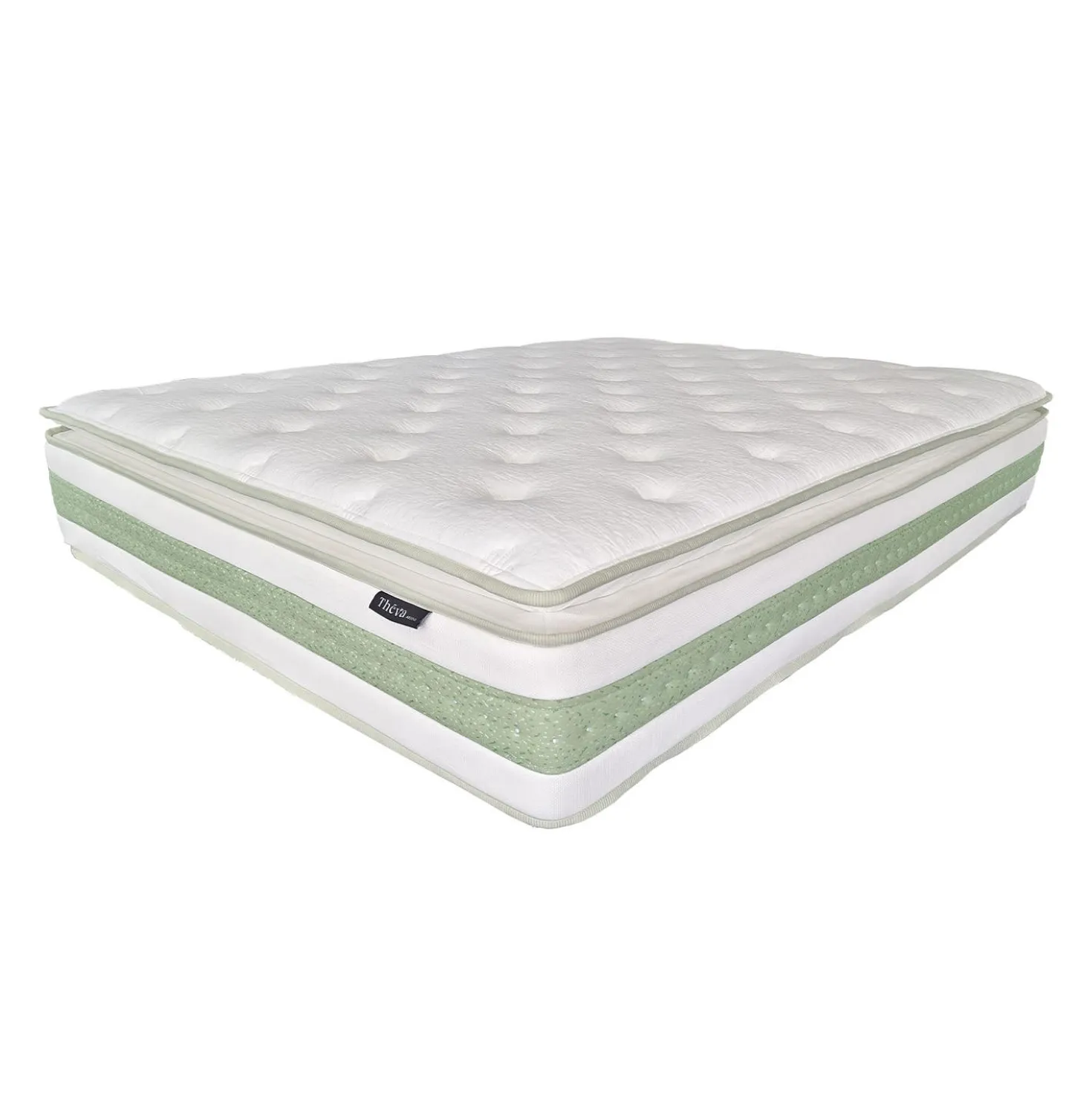 Matelas double roulé hybride semi-ferme - 54"