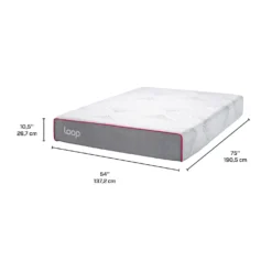 Matelas double roulé semi-ferme en mousse mémoire - 54