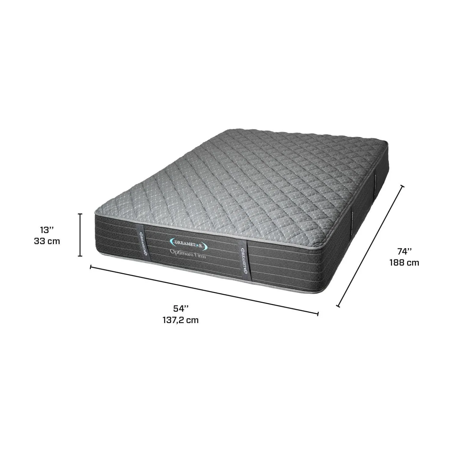 Matelas double ultra ferme à ressorts ensachés - 54"