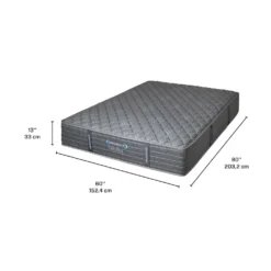 Matelas queen ferme à ressorts ensachés- 60