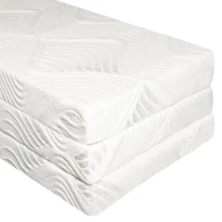 Matelas queen pliable en mousse mémoire à 3 volets - 60