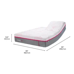 Matelas queen roulé ferme avec nanoressorts à têtes séparées - 60