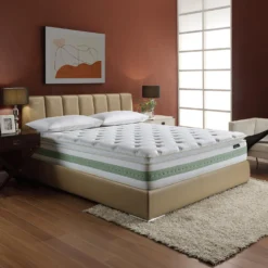 Matelas queen roulé hybride semi-ferme - 60