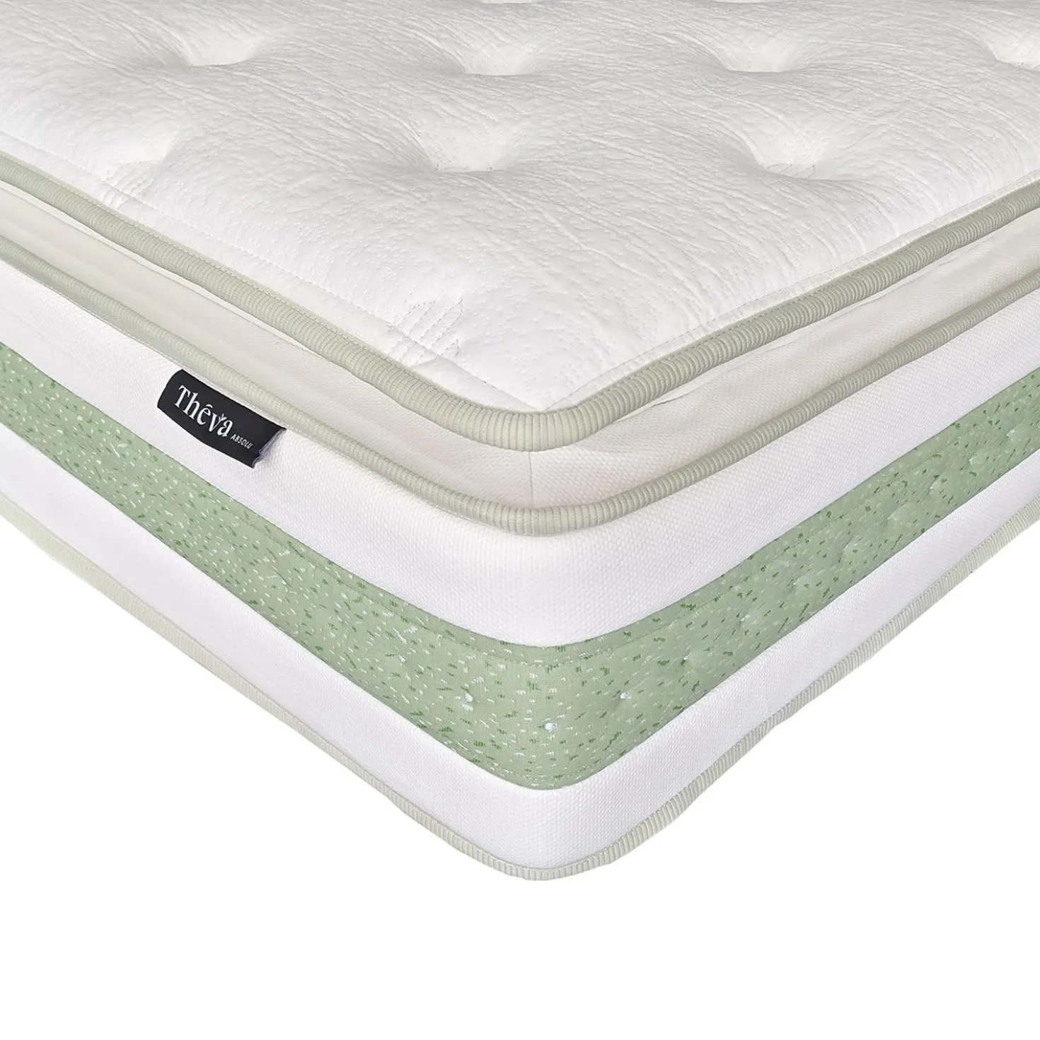 Matelas queen roulé hybride semi-ferme - 60"