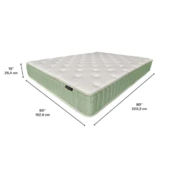 Matelas queen roulé à ressorts ensachés ferme - 60