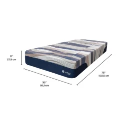 Matelas simple ferme à ressorts ensachés- 39