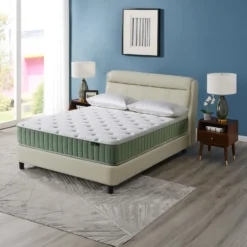Matelas simple roulé à ressorts ensachés ferme - 39