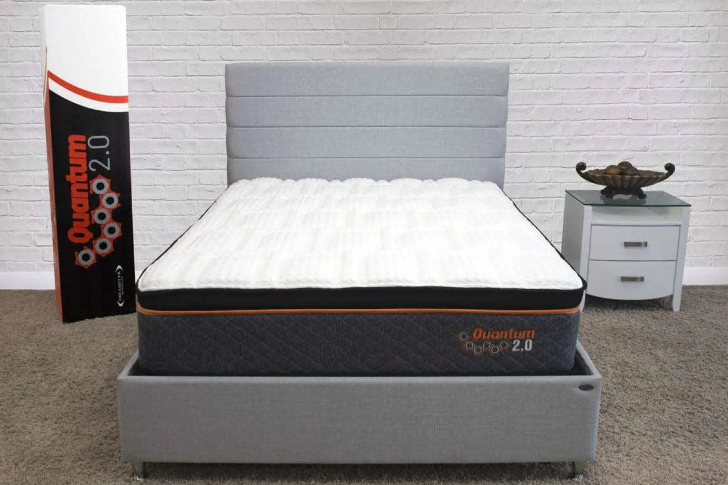 Matelas simple roulé semi-fermeà ressorts ensachés - 39"
