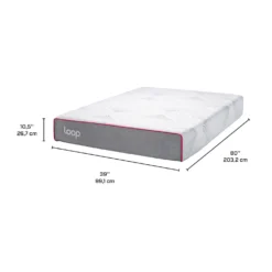 Matelas simple XLroulé semi-ferme en mousse mémoire - 39
