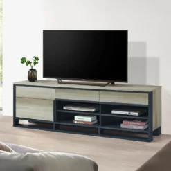 Meuble télé avec rangement - 71"