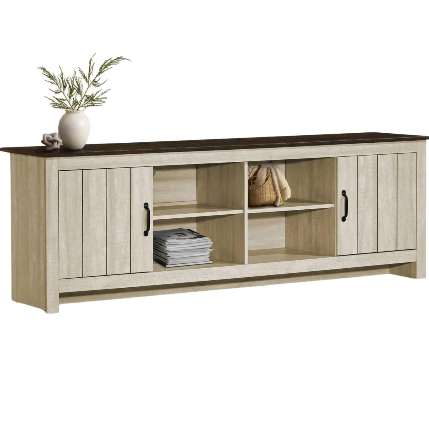 Meuble télé avec rangement 72" - Monarch