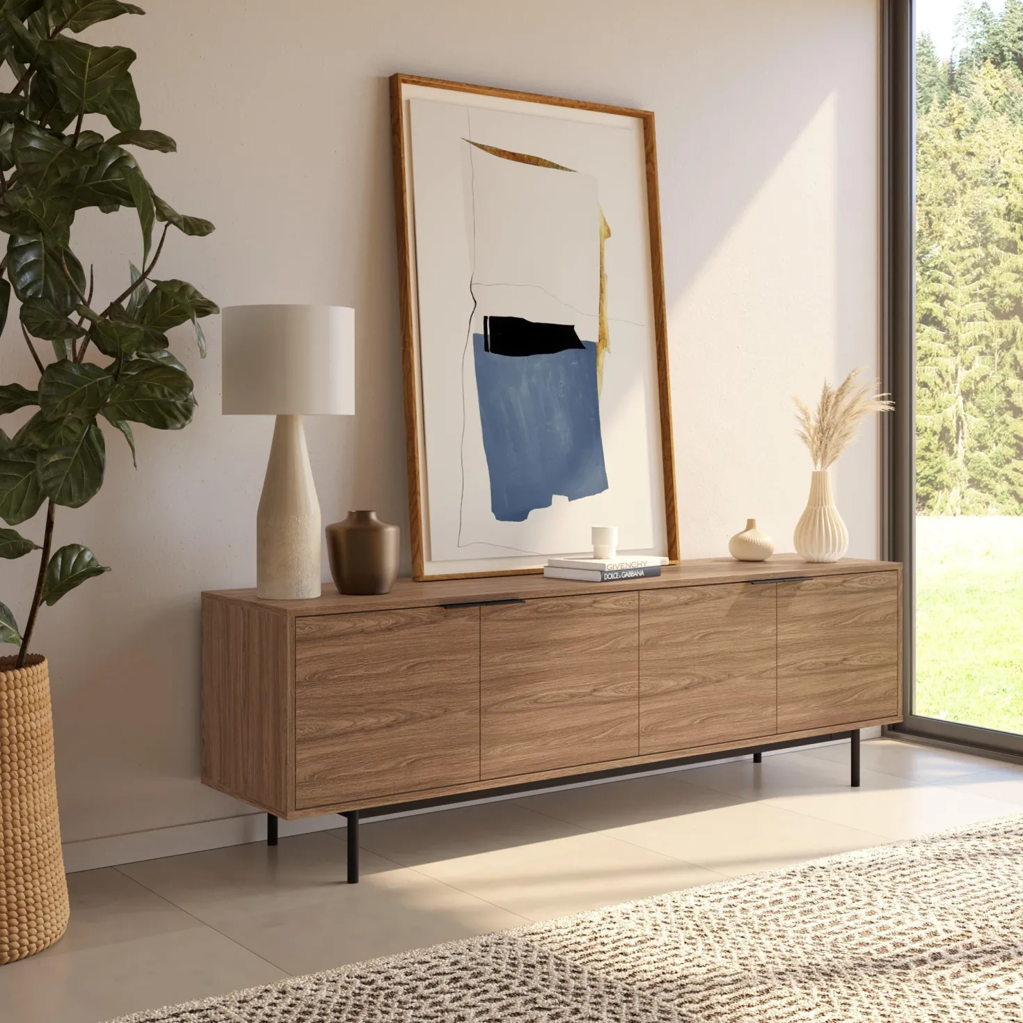 Meuble télé avec rangement70" - Nexera