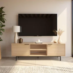 Meuble télé avec rangement 70" - Nexera