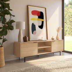 Meuble télé avec rangement 70