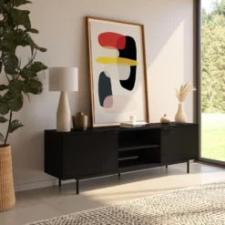 Meuble télé avec rangement 70