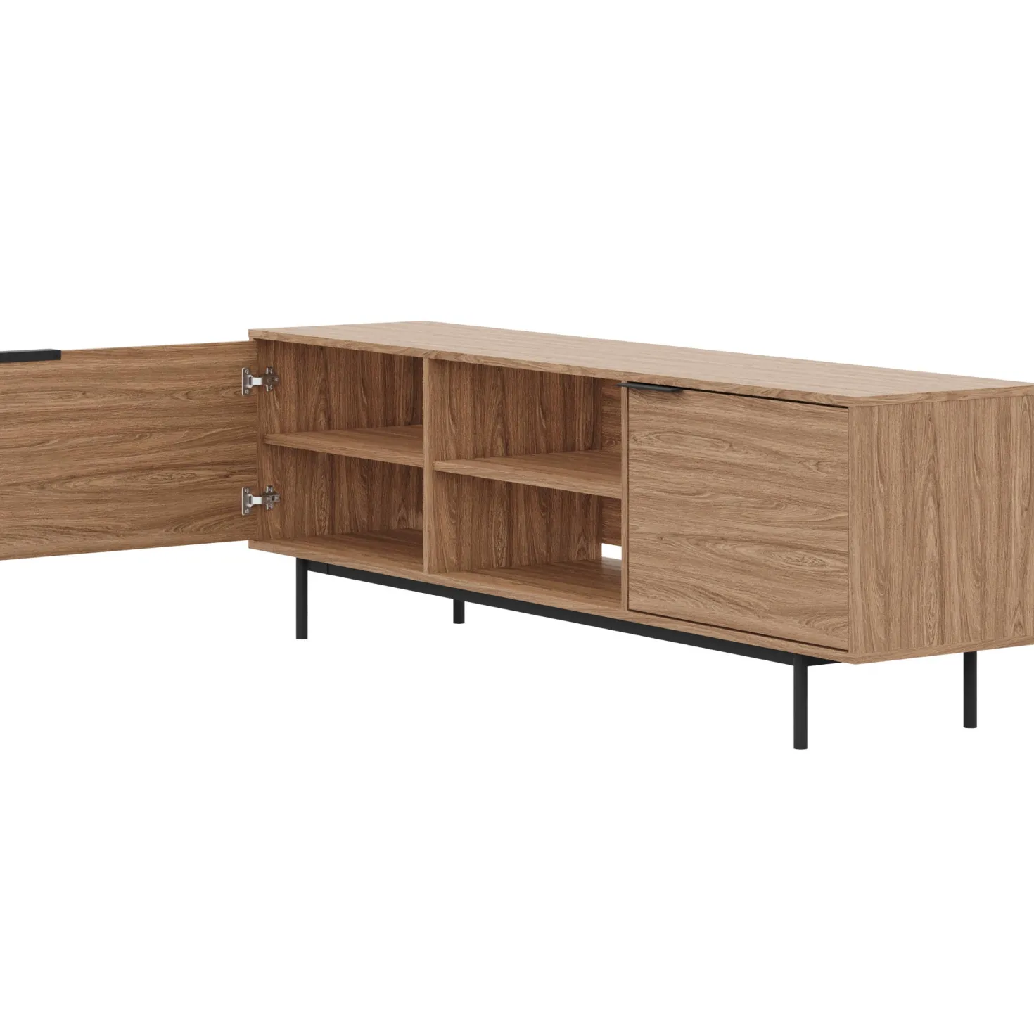 Meuble télé avec rangement 70" - Nexera