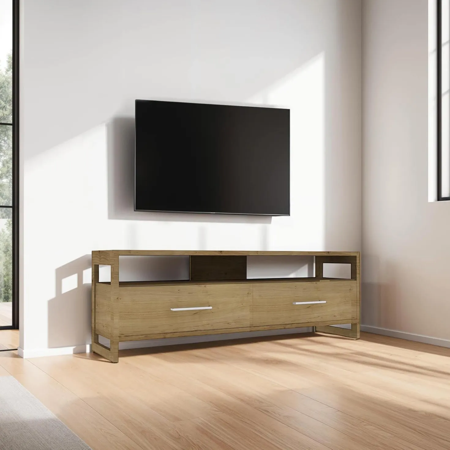 Meuble télé avec tiroirs 63" - sésame