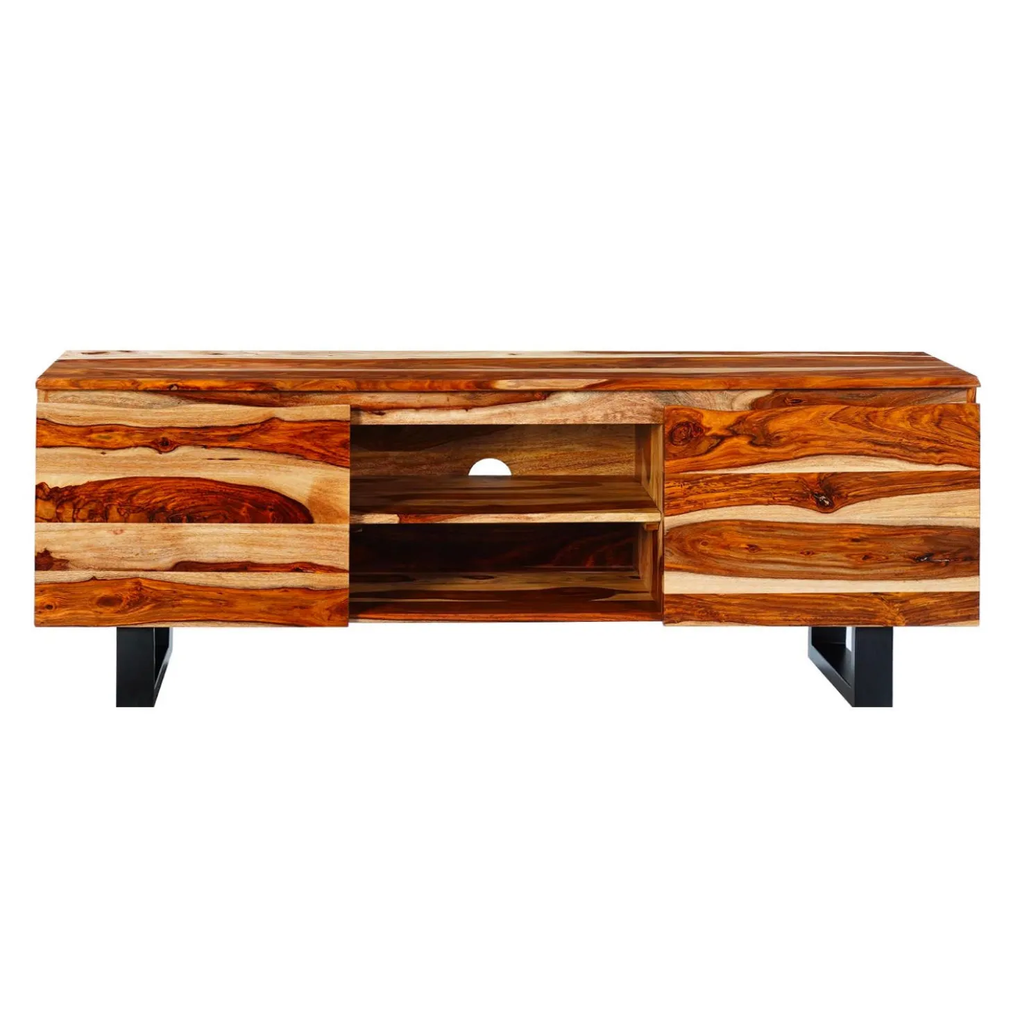 Meuble télé en bois massif - 58"