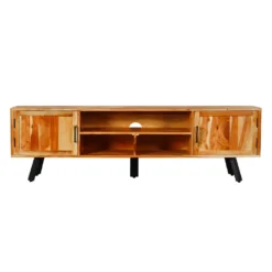 Meuble télé en bois massif - 70"