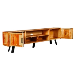 Meuble télé en bois massif - 70"