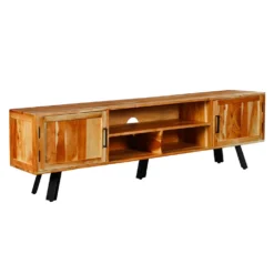 Meuble télé en bois massif - 70