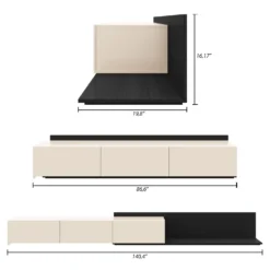 Meuble télé extensible - Nexera