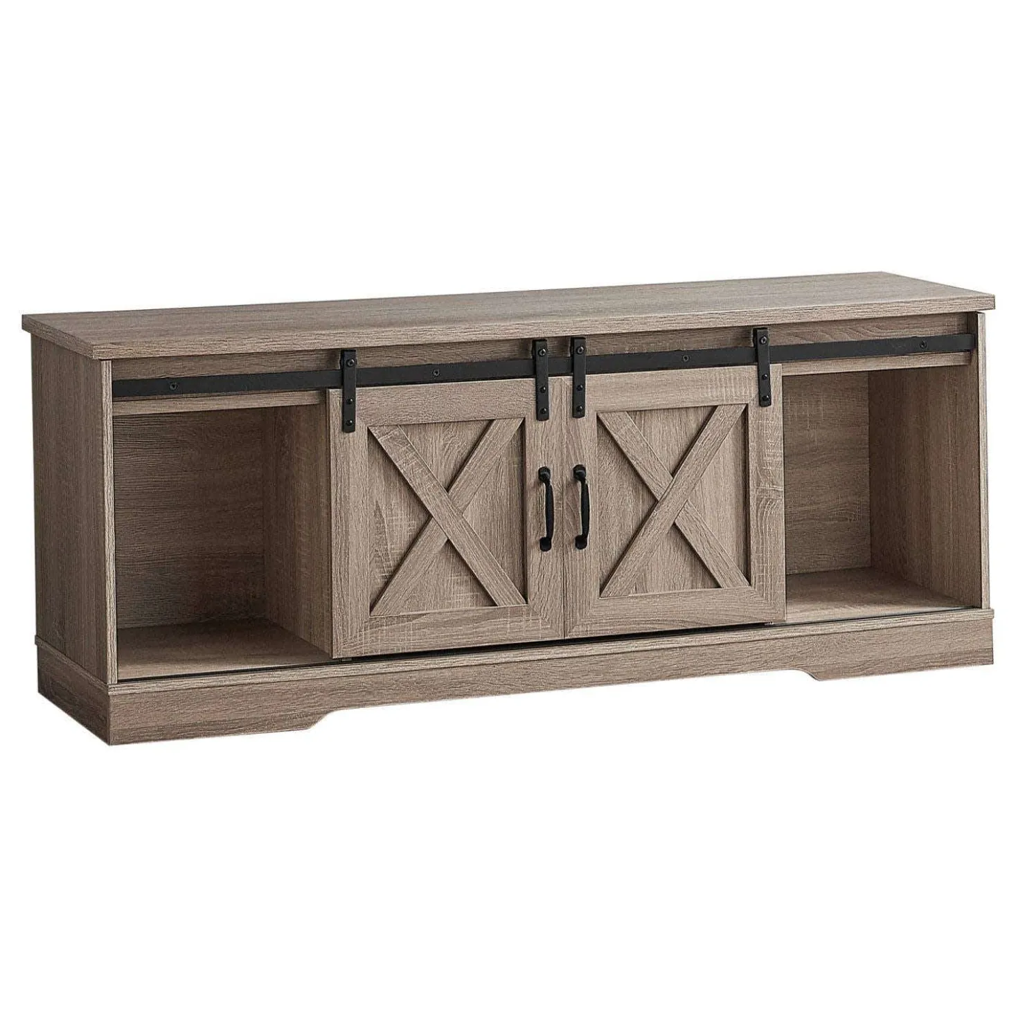 Meuble TV avec portes coulissantes 60" - Monarch