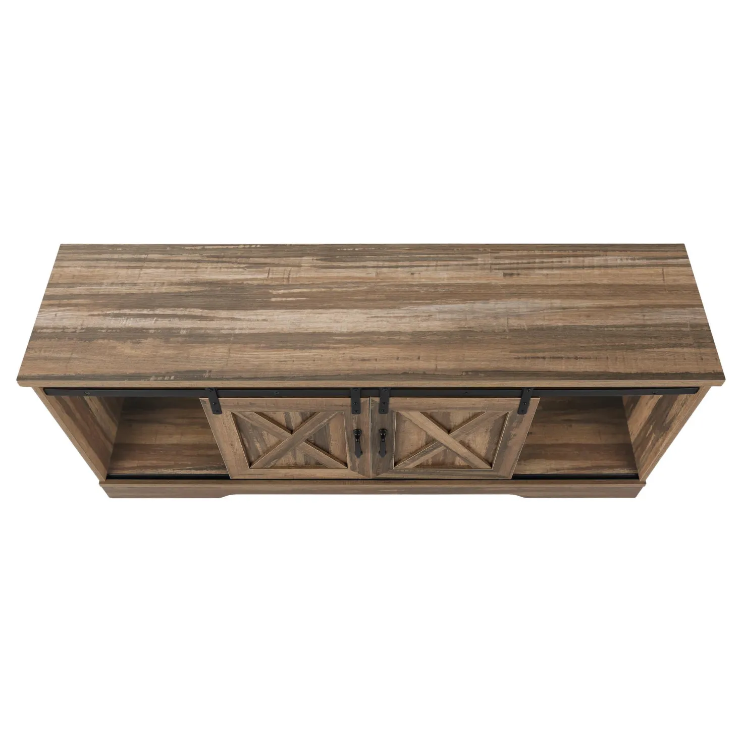 Meuble TV avec portes coulissantes 60" - Monarch