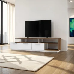 Meuble TV avec tiroirs 72"