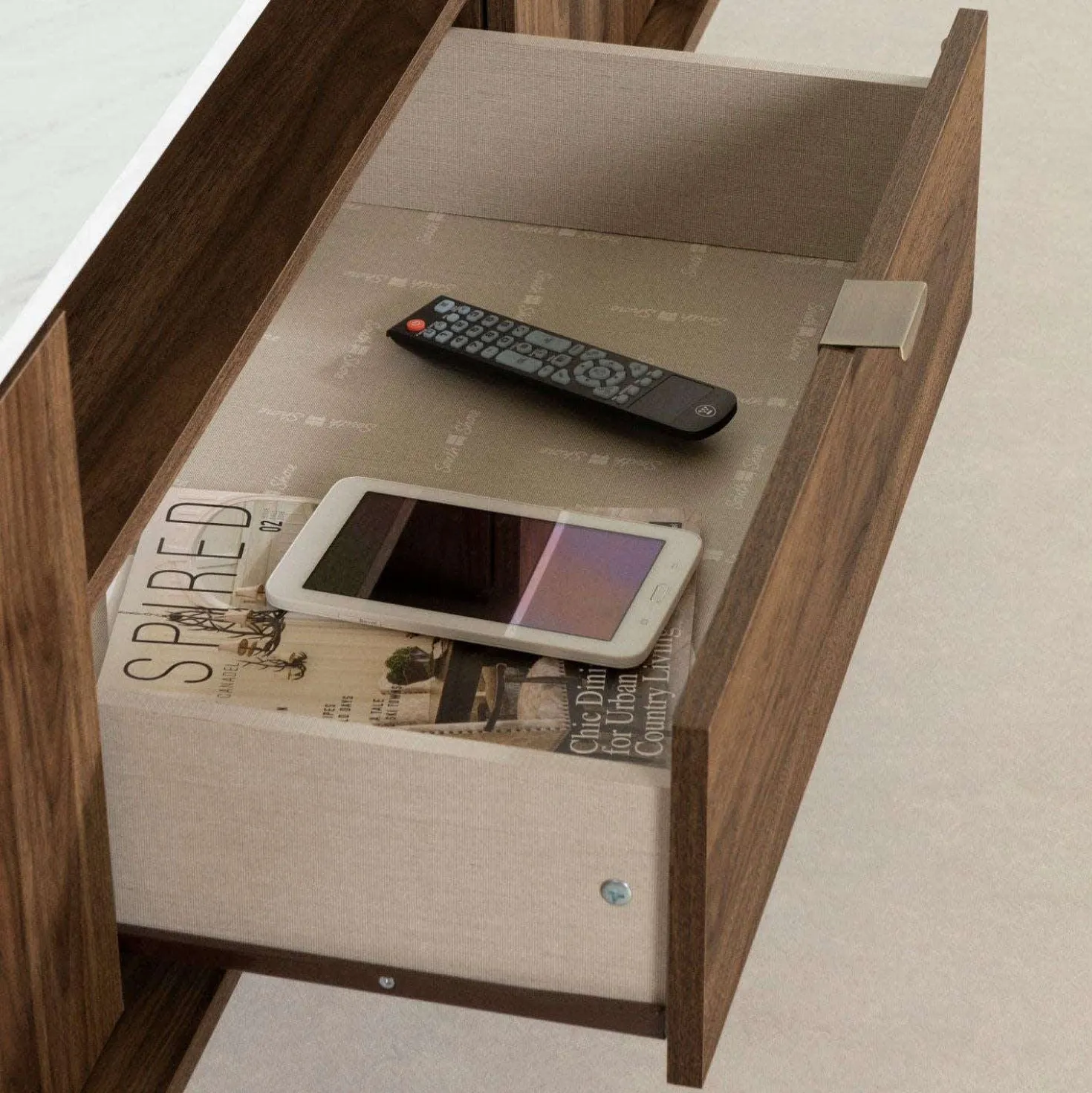 Meuble TV avec tiroirs 72" - South Shore