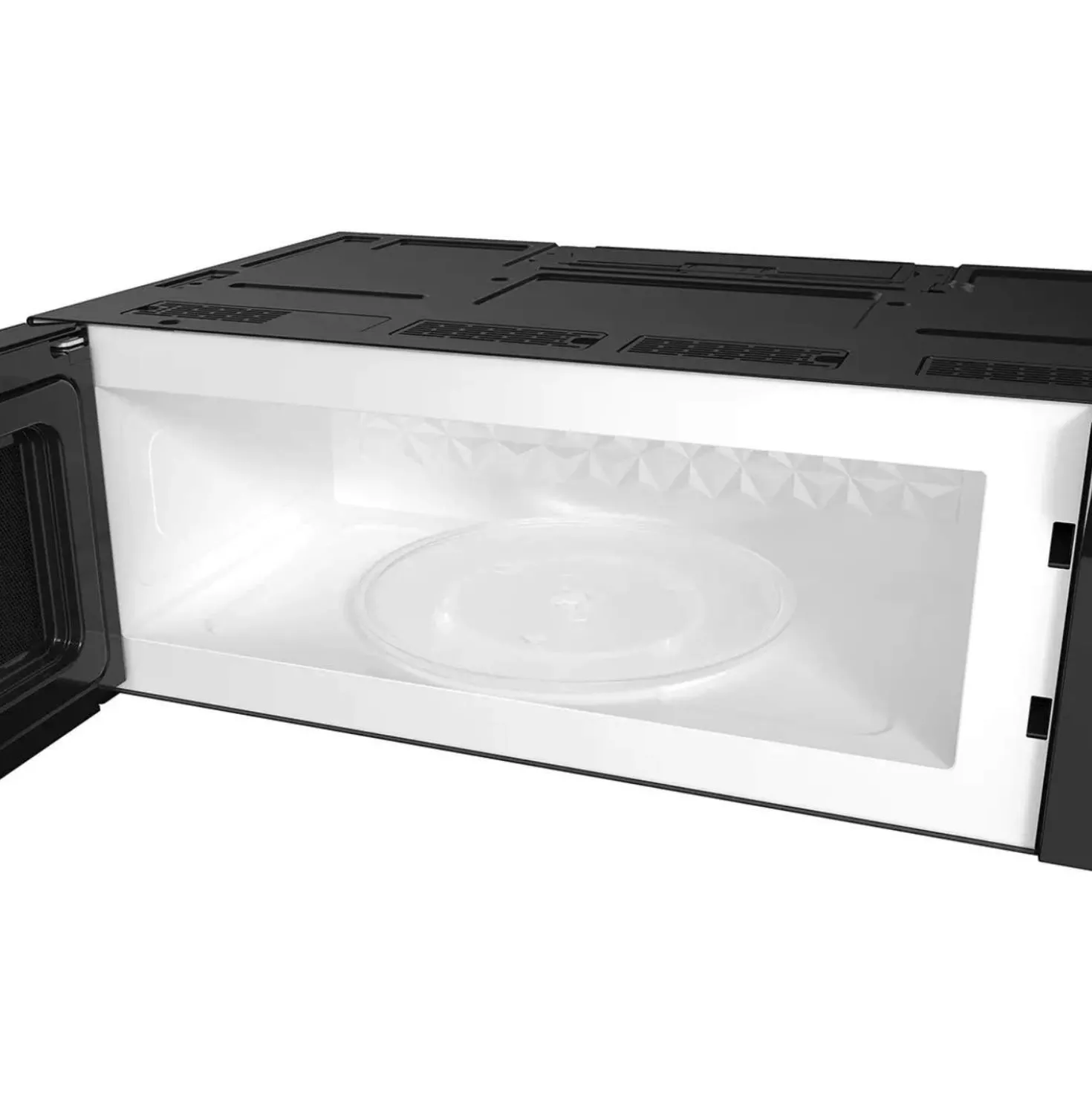 Midea Micro-ondes/Hotte, Inox, 29.88", 1000W, 400
