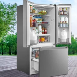 Midea Refrigerateur 18 pi3 30 po Inox Portes françaises - MRF18B4AST