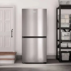 Midea Réfrigérateur/congélateur convertible 20 pi3 30 po Inox Tout réfrigérateur - MRU21C7BST