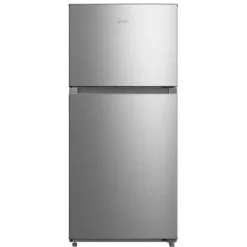 Midea Réfrigérateur 18,1 pi3 30 po Acier inoxydable Congélateur en haut - MRT18D3BST