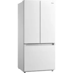Midea Réfrigérateur 18,4 pi3 30 po Blanc Portes françaises - MRF18B4AWW