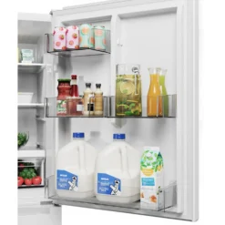 Midea Réfrigérateur 18,7 pi3 30 po Blanc Congélateur en bas - MRB19B7AWW