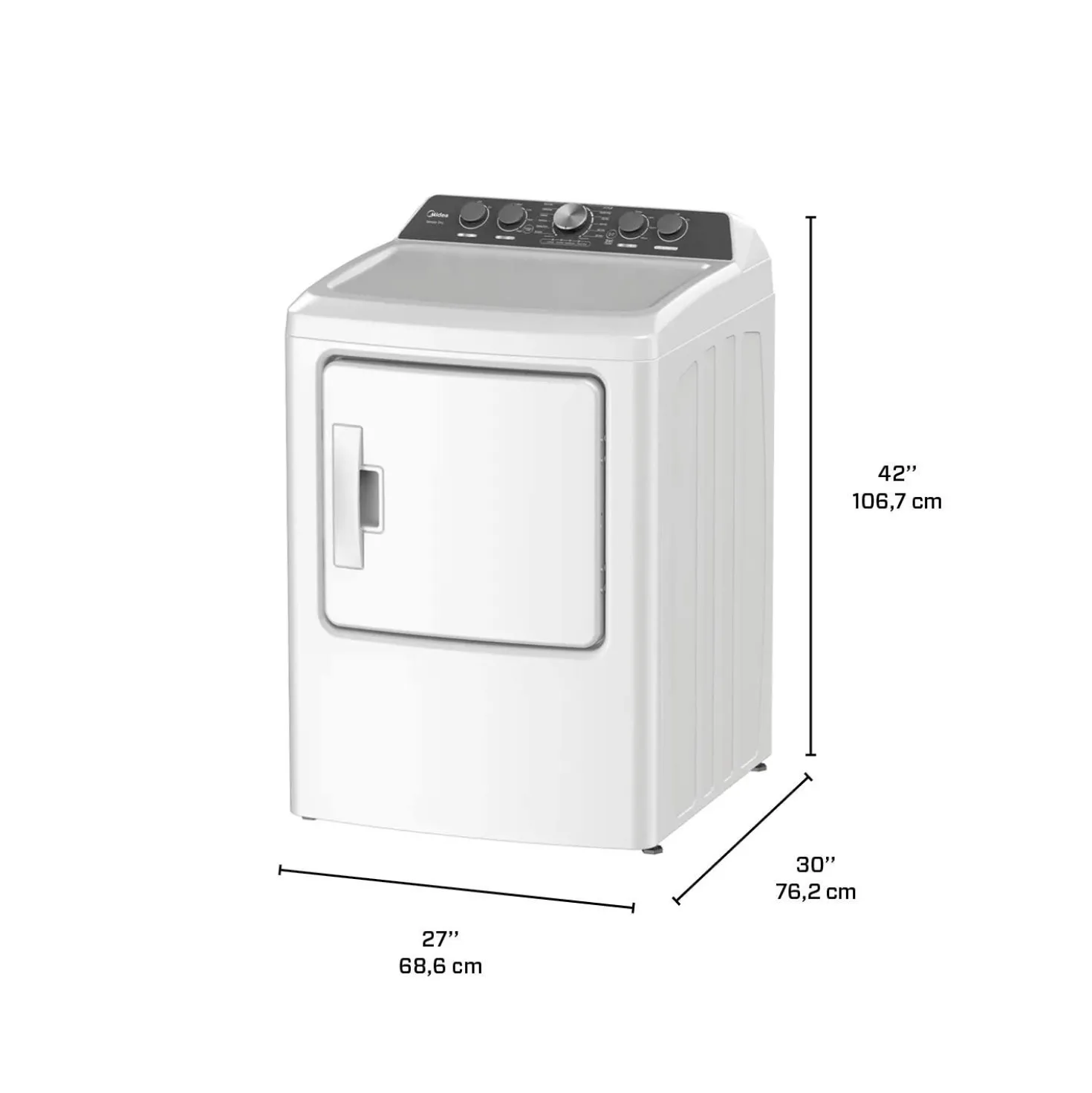 Midea SécheuseBlanc 27" - MLE47C4AWW