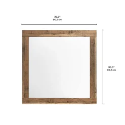 Miroir pour commode de chambre à coucher