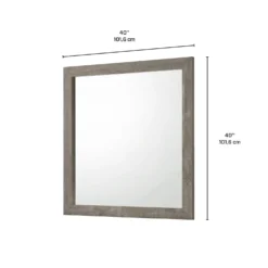 Miroir pour commode de chambre à coucher