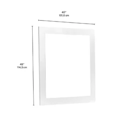 Miroir pour commode de chambre à coucher