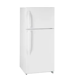 MOFFAT Réfrigérateur 18 pi3 30 po Blanc Congélateur en haut - MTE18GTKWW