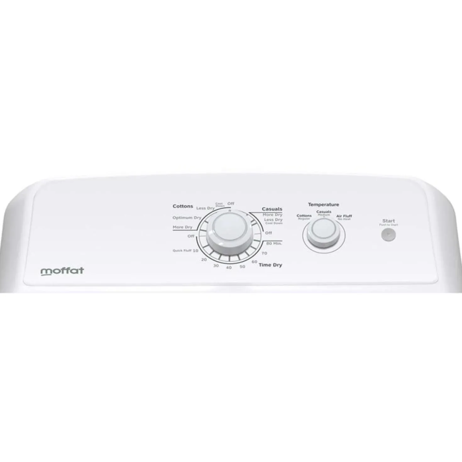MOFFAT Sécheuse Chargement frontal Blanc 27" - MTX22EBMRWW