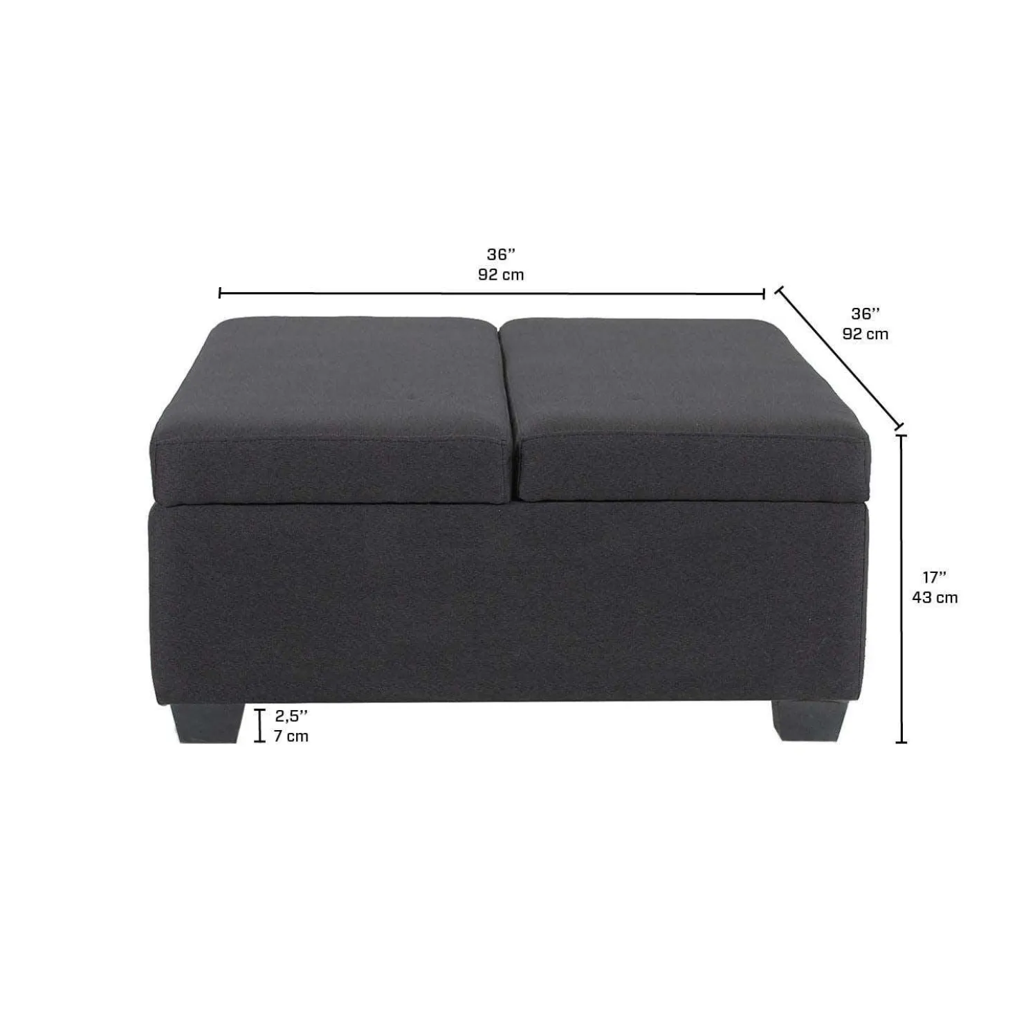 Ottoman avec rangement