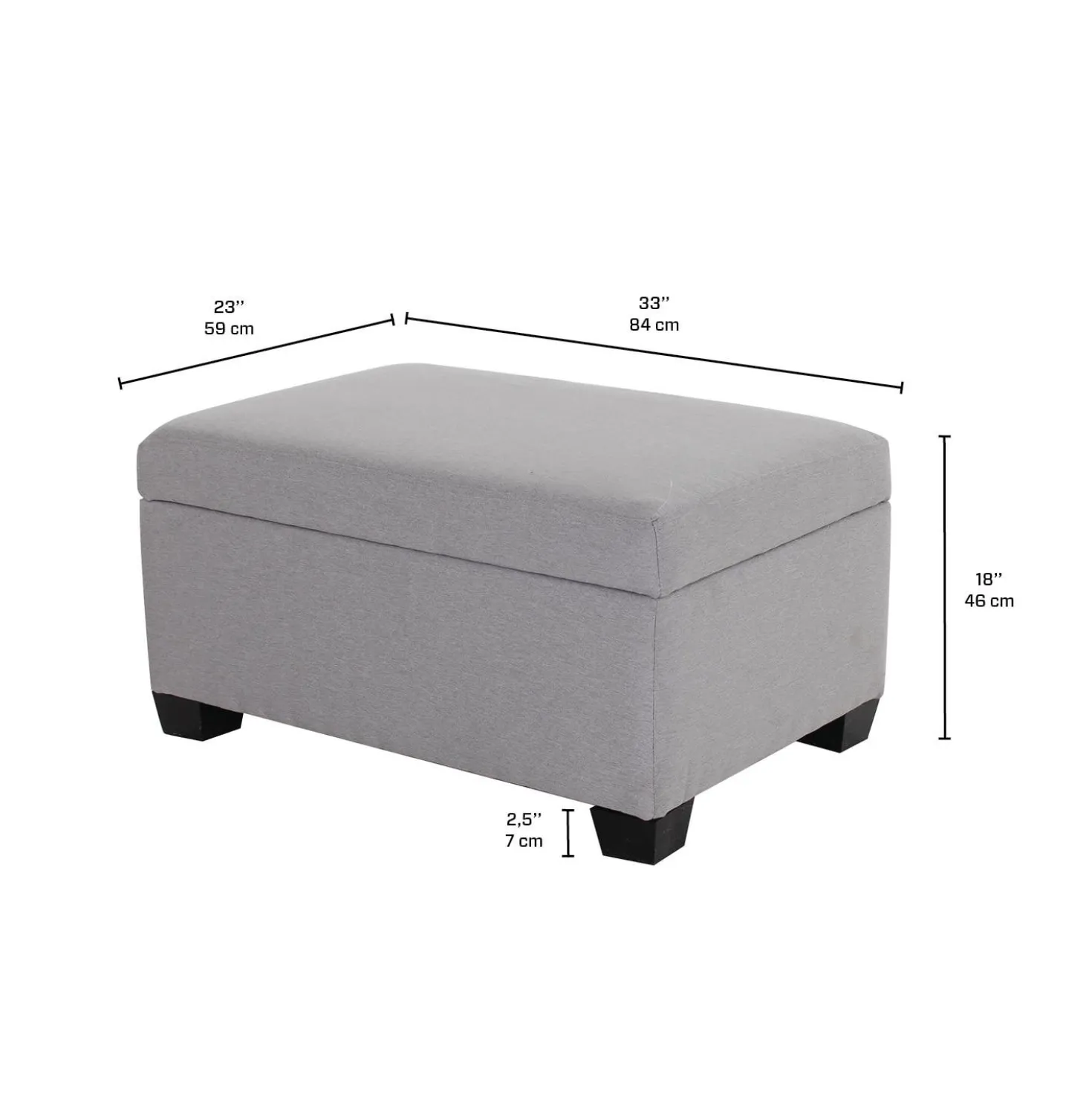 Ottoman avec rangement