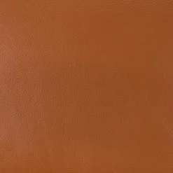 Ottoman en cuir véritable avec rangement - cognac