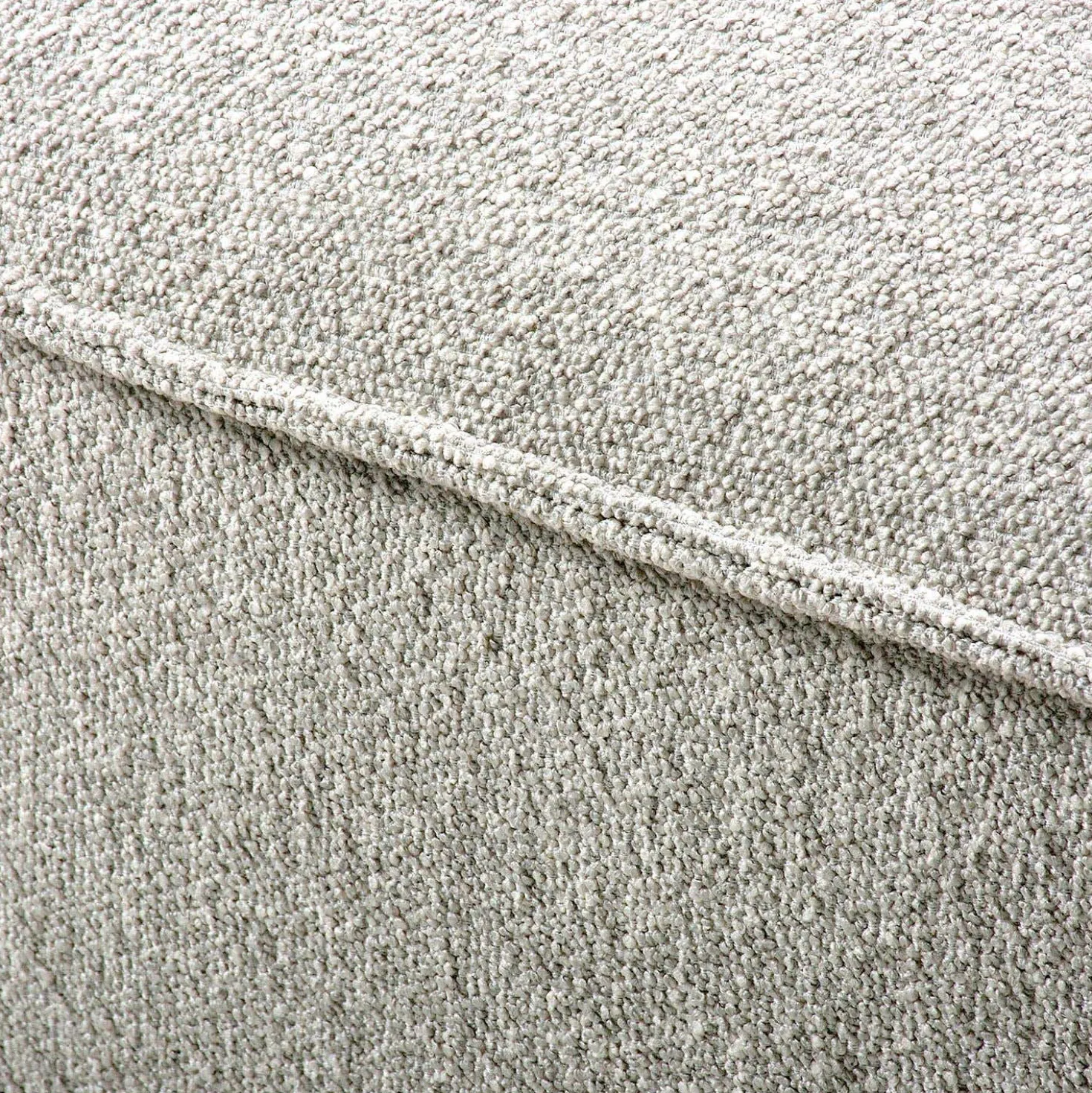 Ottoman en tissu gris