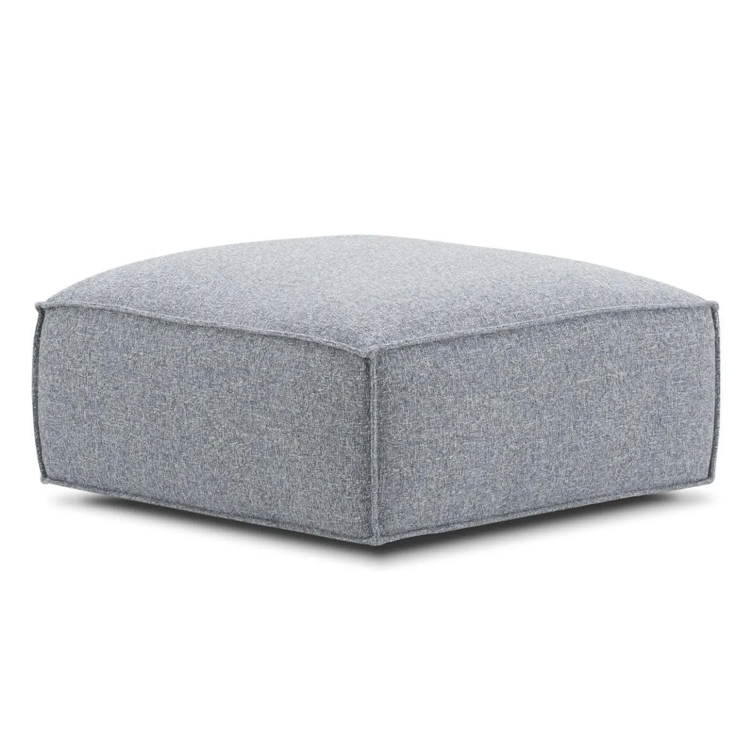 Ottoman en tissu - 33 x 33 x 16