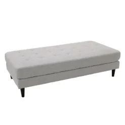 Ottoman en tissu 62 x 31 x 17 - gris